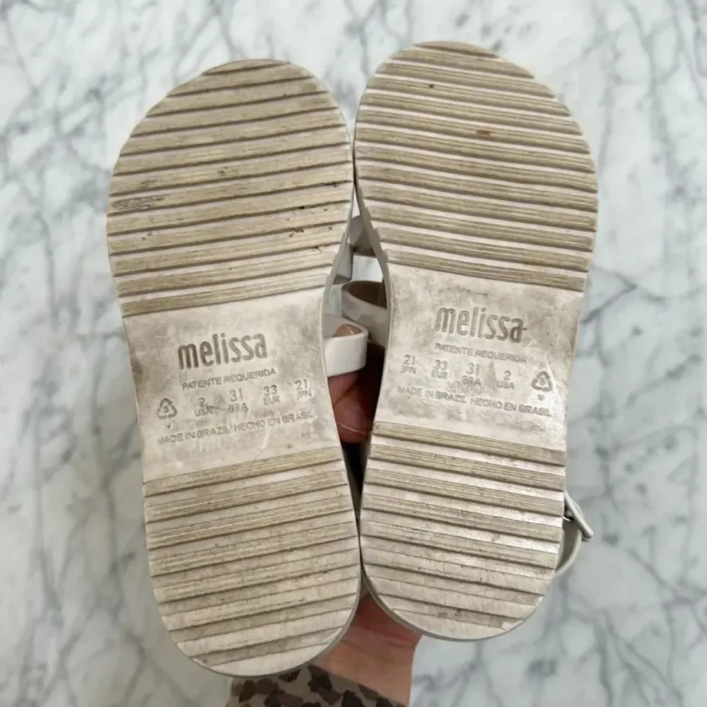 Mini Melissa Mel Goofy Disney sandals girls size 2